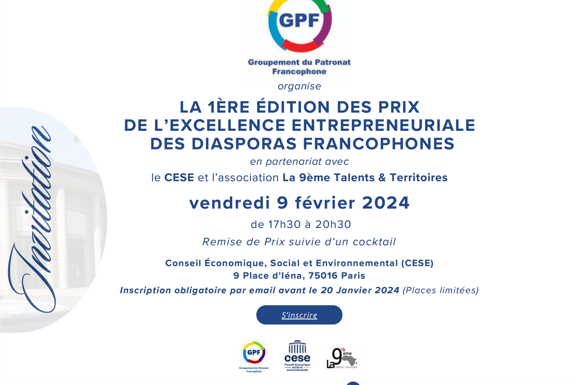 La 1ère édition des prix de l’excellence entrepreneuriale des diasporas francophones